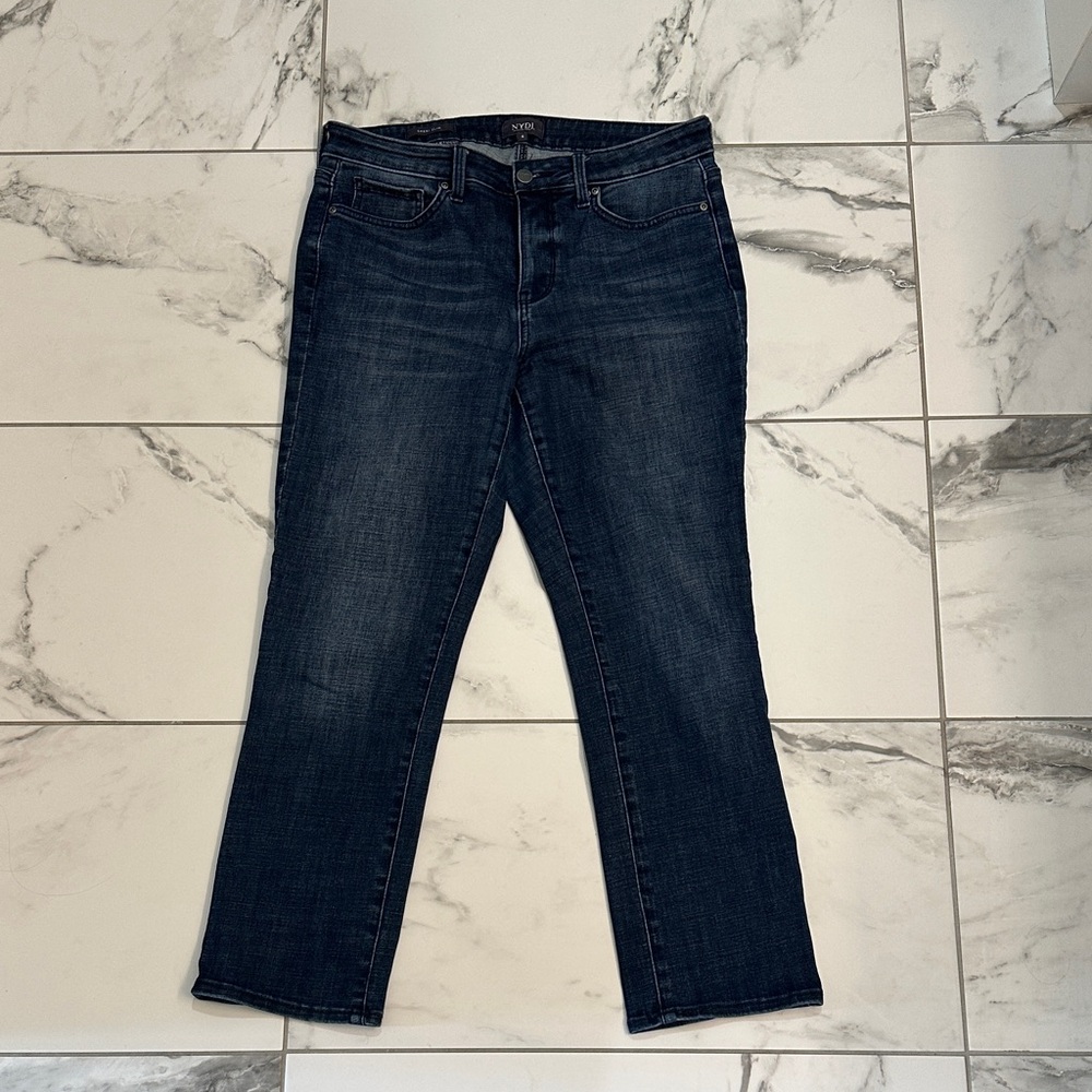 NYDJ Dark Indigo Straight Leg Jeans